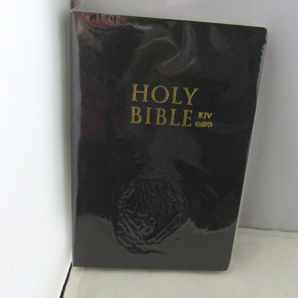 New Plastic Sealed Holy Bible King James Version 7.5" X 5" W/Ribbon Book Marker